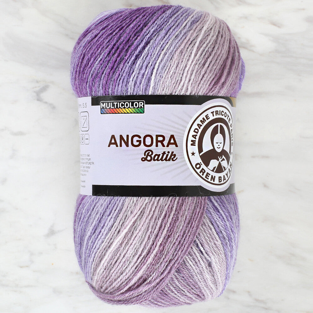 Örenbayan Angora Batik Ebruli El Örgü İpi - 860
